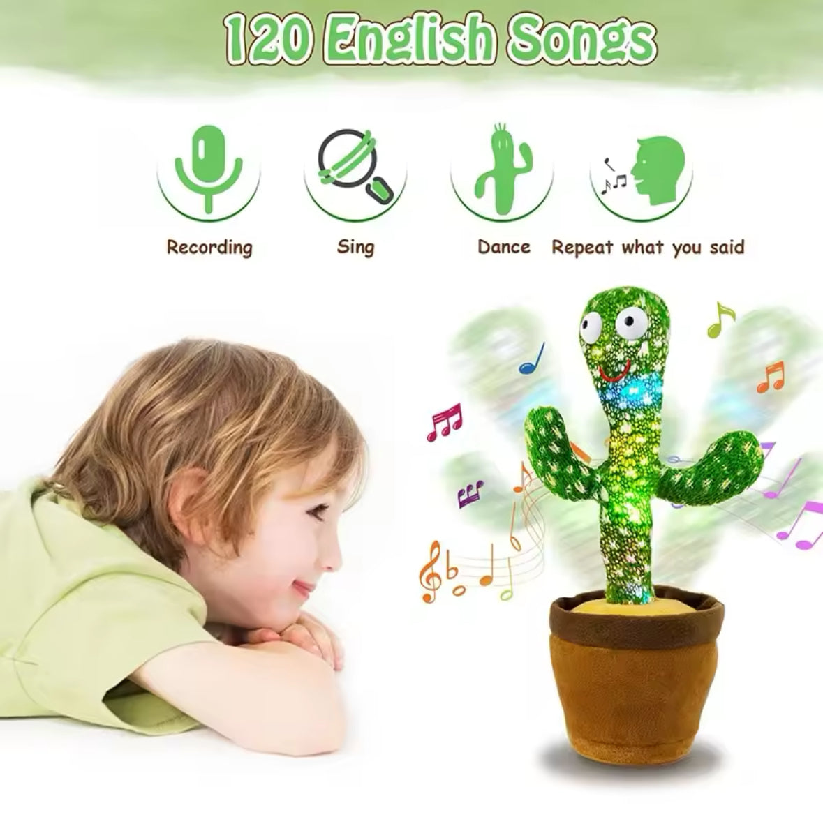 Magic Talking Cactus – The Dancing, Singing Buddy for Babies & Toddlers!