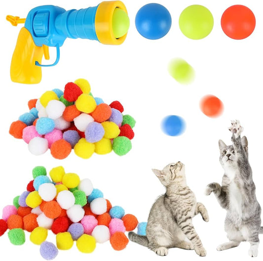 Kitten Plush Ball Gun