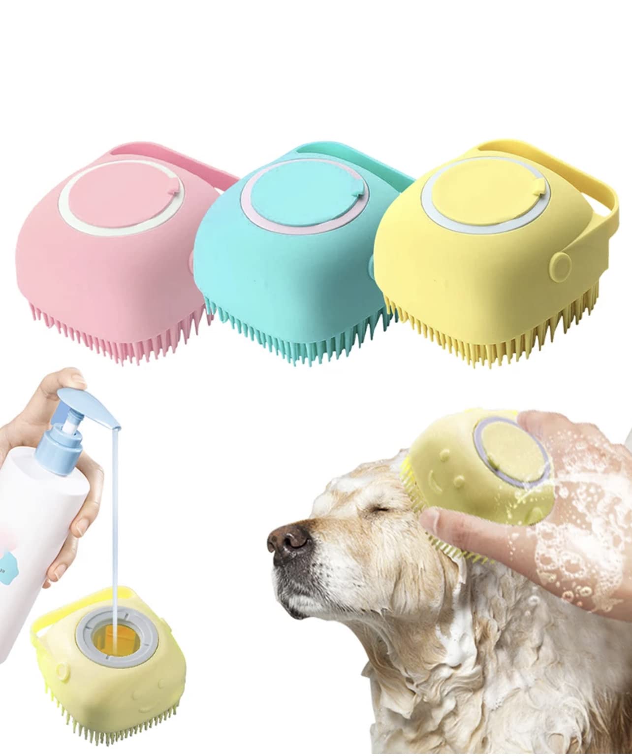 Silicone Pet Bathing Brush