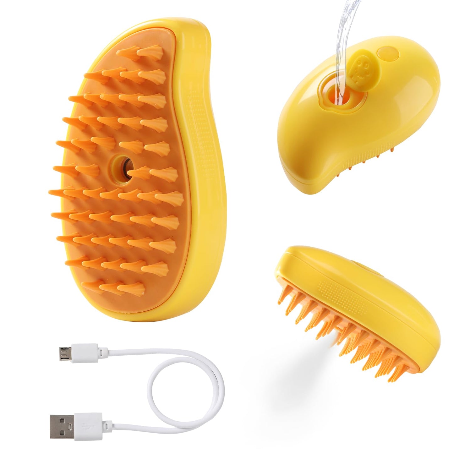 Steamy Combs 3-in-1 Electric Spray Pet Brush