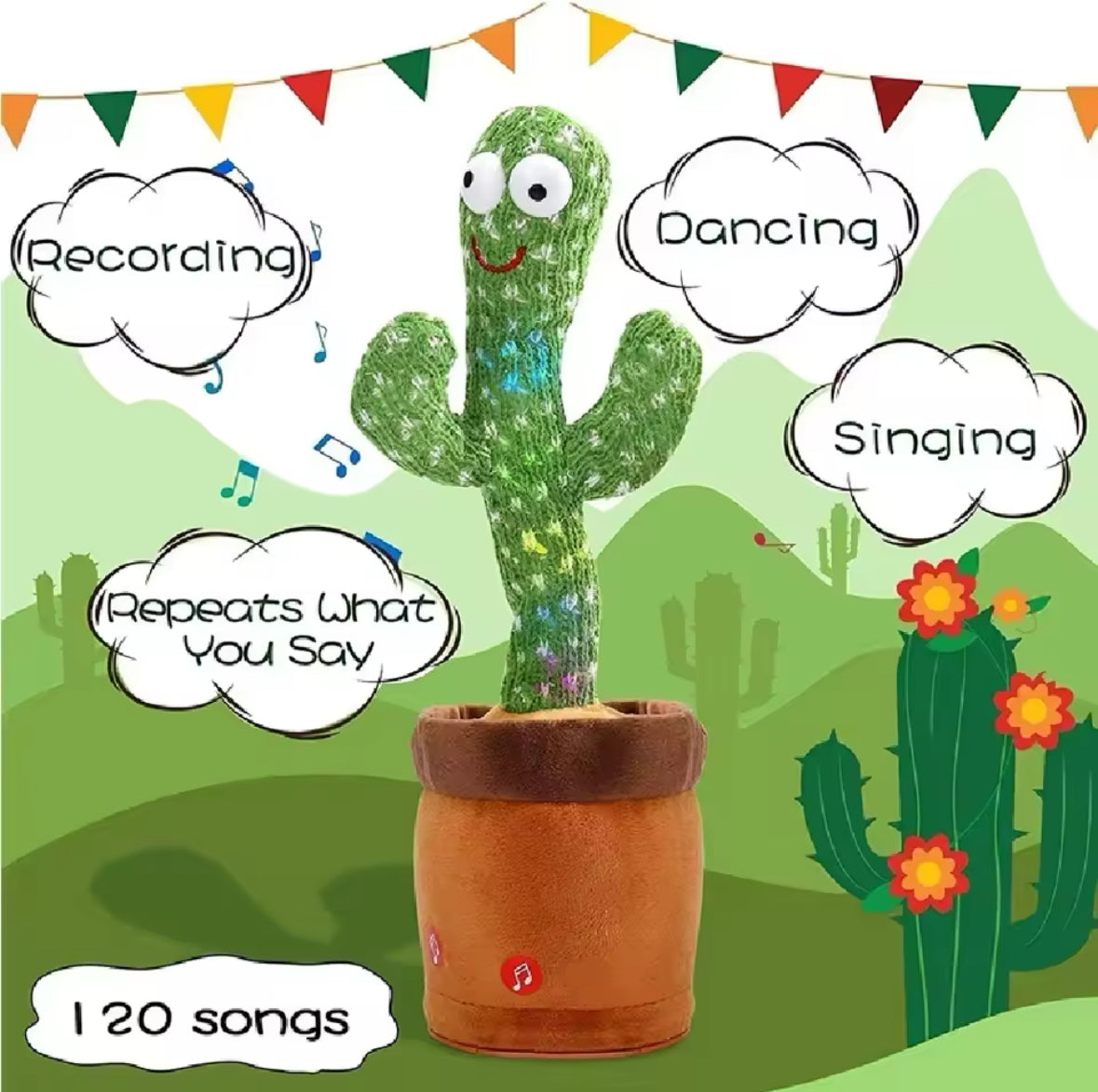 Magic Talking Cactus – The Dancing, Singing Buddy for Babies & Toddlers!